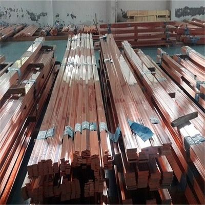 Welding Copper Flat Bar Brush Cutting Copper Busbar